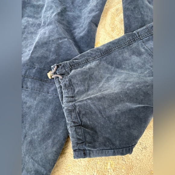 Free People Sahar Blue Velvet Cargo Pant - Picture 8 of 14